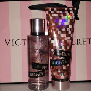 New sequin nights lotion and spray